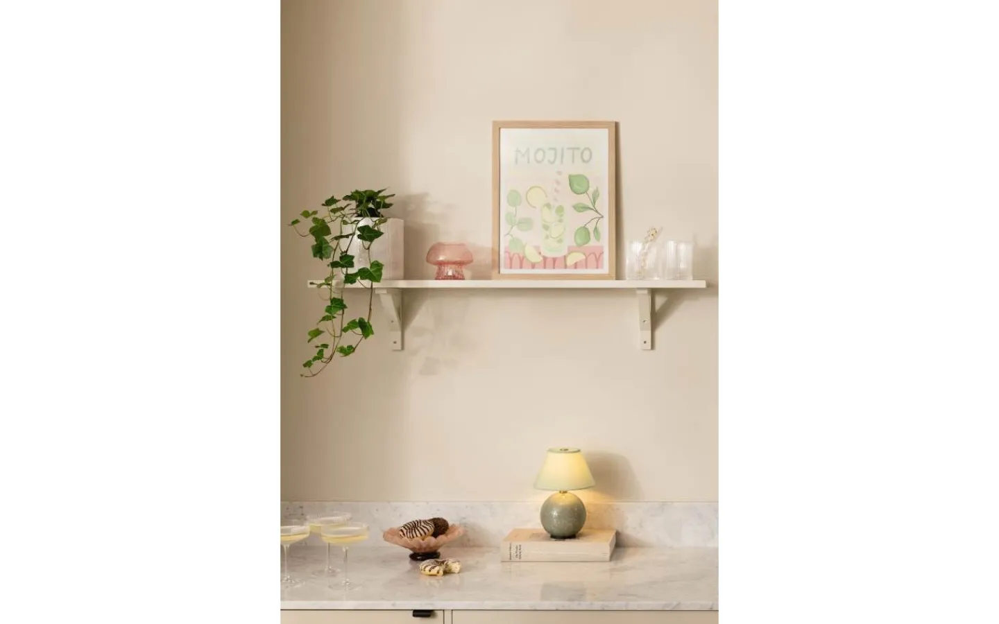 Uppladdningsbara Lampor Inomhus|Bordslampor<Globen Lighting Iris Portabel Bordslampa 23cm Grön