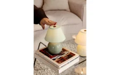 Uppladdningsbara Lampor Inomhus|Bordslampor<Globen Lighting Iris Portabel Bordslampa 23cm Grön