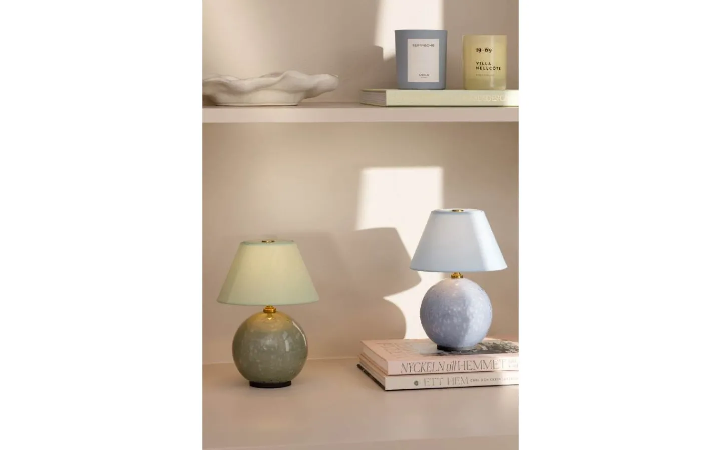 Uppladdningsbara Lampor Inomhus|Bordslampor<Globen Lighting Iris Portabel Bordslampa 23cm Grön