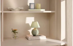 Uppladdningsbara Lampor Inomhus|Bordslampor<Globen Lighting Iris Portabel Bordslampa 23cm Grön