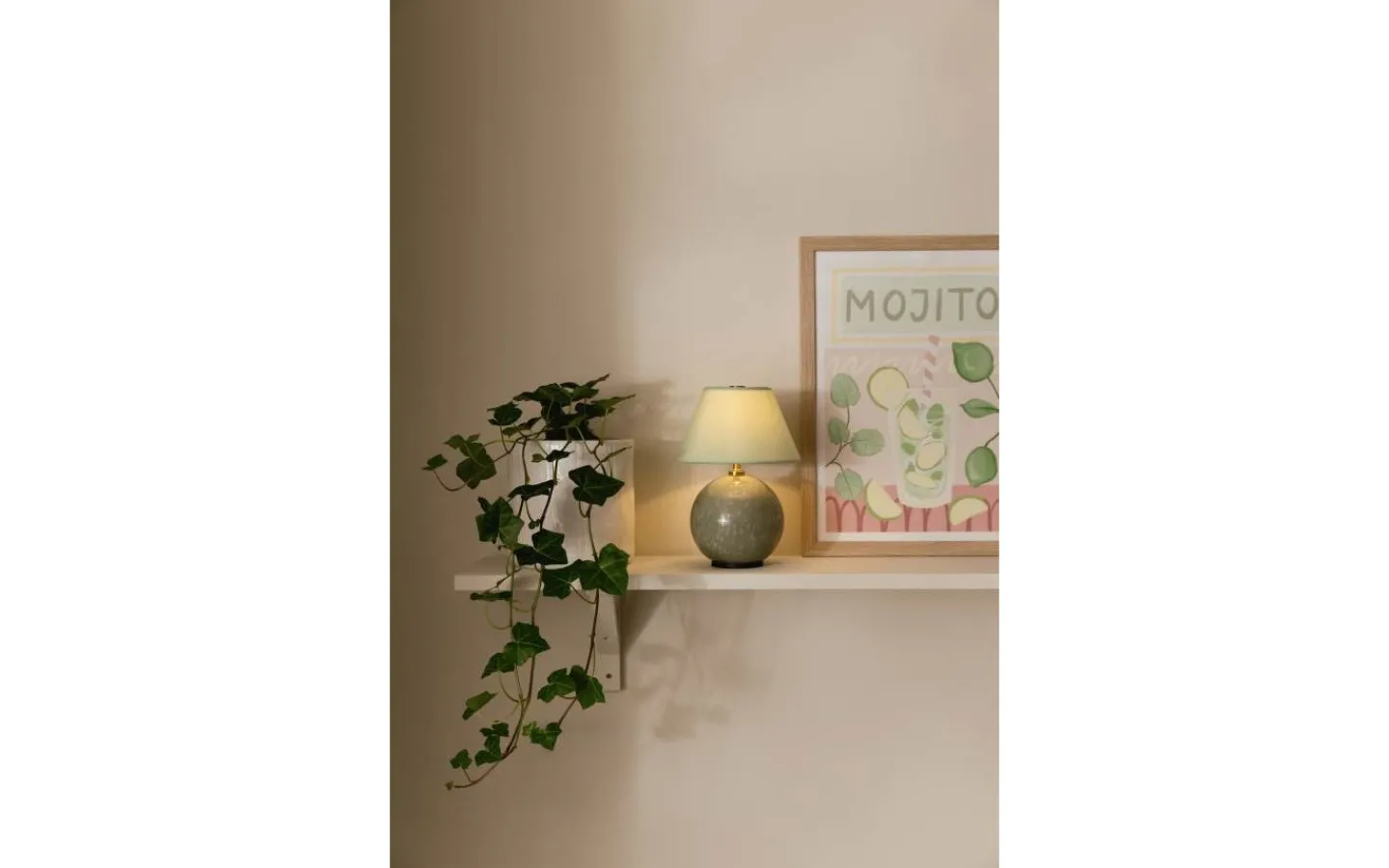 Uppladdningsbara Lampor Inomhus|Bordslampor<Globen Lighting Iris Portabel Bordslampa 23cm Grön