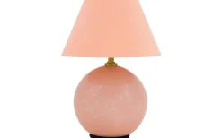 Uppladdningsbara Lampor Inomhus|Bordslampor<Globen Lighting Iris Portabel Bordslampa 23cm Blush