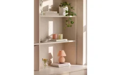 Uppladdningsbara Lampor Inomhus|Bordslampor<Globen Lighting Iris Portabel Bordslampa 23cm Blush