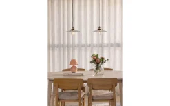 Uppladdningsbara Lampor Inomhus|Bordslampor<Globen Lighting Iris Portabel Bordslampa 23cm Blush