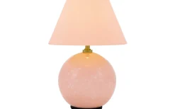 Uppladdningsbara Lampor Inomhus|Bordslampor<Globen Lighting Iris Portabel Bordslampa 23cm Blush