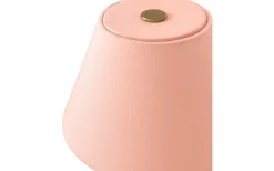 Uppladdningsbara Lampor Inomhus|Bordslampor<Globen Lighting Iris Portabel Bordslampa 23cm Blush