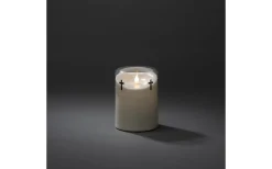 Gravljus|Gravljus<Konstsmide Irissa II Batteridrivet Gravljus 15cm Vit IP44