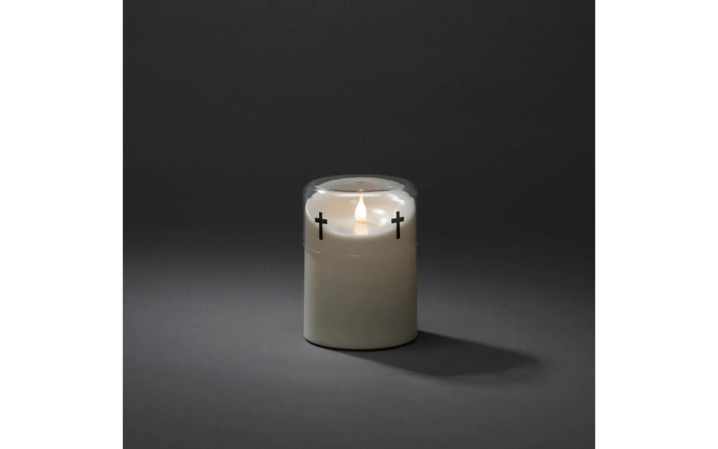 Gravljus|Gravljus<Konstsmide Irissa II Batteridrivet Gravljus 15cm Vit IP44