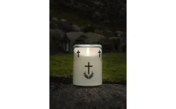 Konstsmide Irissa III Batteridrivet Gravljus 15cm Vit IP44* Gravljus|Gravljus