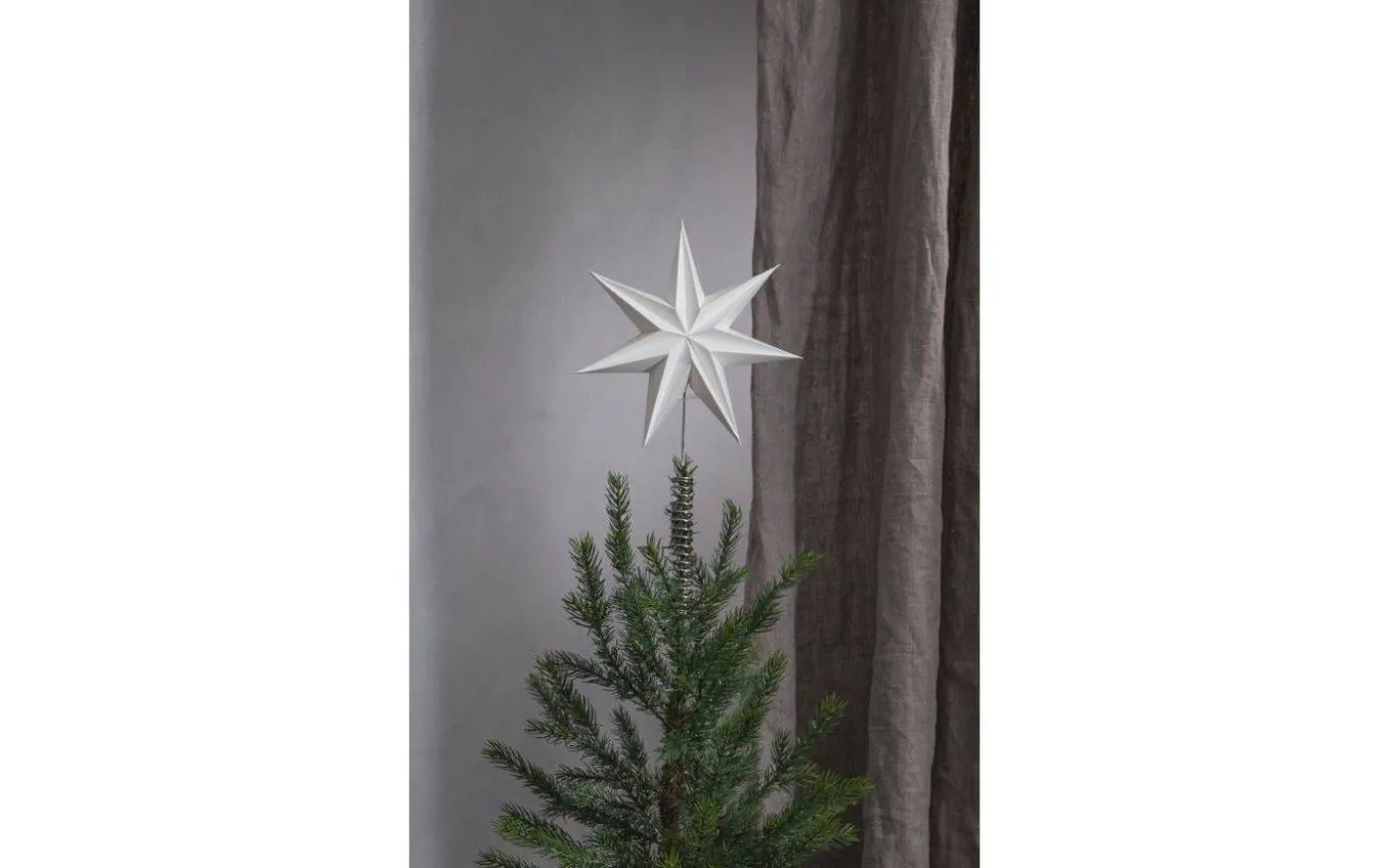 Isa Toppstjärna 33cm Vit