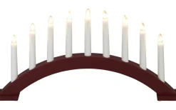 Konstsmide Isdans Adventsljusstake 25cm Mörkröd* Visa Alla Adventsljusstakar|Adventsljusstakar 0-30 Cm