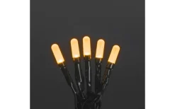 Isdimma Ljusslinga 4,9m 50L Amber LED Frostad topp