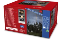 Isgnistra Flaggstångsslingor 5x6,27m Amber LED IP44