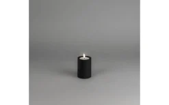 Konstsmide Iskrona Blockljus 10cm Matt svart IP44* Blockljus Utomhus|Blockljus Utomhus