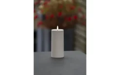 Iskrona Blockljus 15cm Matt beige IP44