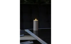 Iskrona Blockljus 15cm Matt beige IP44