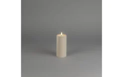 Iskrona Blockljus 15cm Matt beige IP44