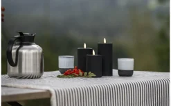 Konstsmide Iskrona Blockljus 15cm Matt svart IP44* Blockljus Utomhus|Blockljus Utomhus