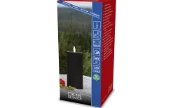 Konstsmide Iskrona Blockljus 15cm Matt svart IP44* Blockljus Utomhus|Blockljus Utomhus