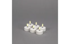 Iskrona Värmeljus Ø38mm 6-pack Vit