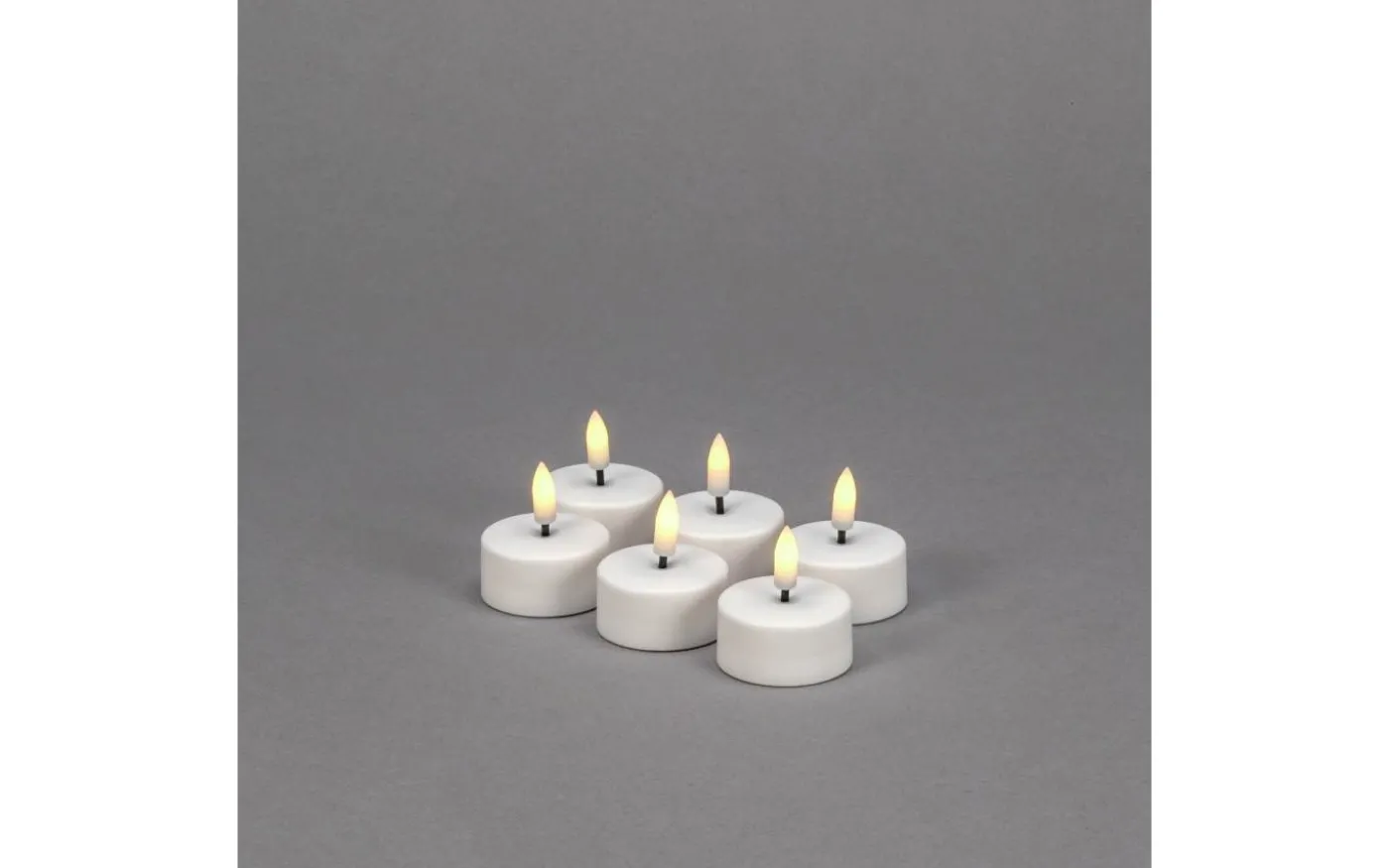 Iskrona Värmeljus Ø38mm 6-pack Vit