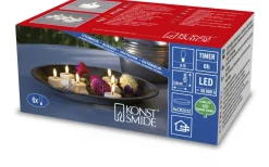 Iskrona Värmeljus Ø38mm 6-pack Vit