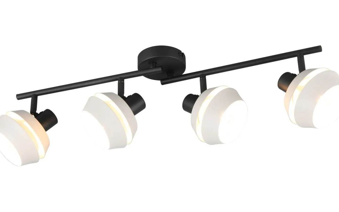 Avlånga Takspotlights|Takspot Med Minst 4 Lampor<Reality Isla Spotlight 4-delad E14 varmgrå/mattsvart