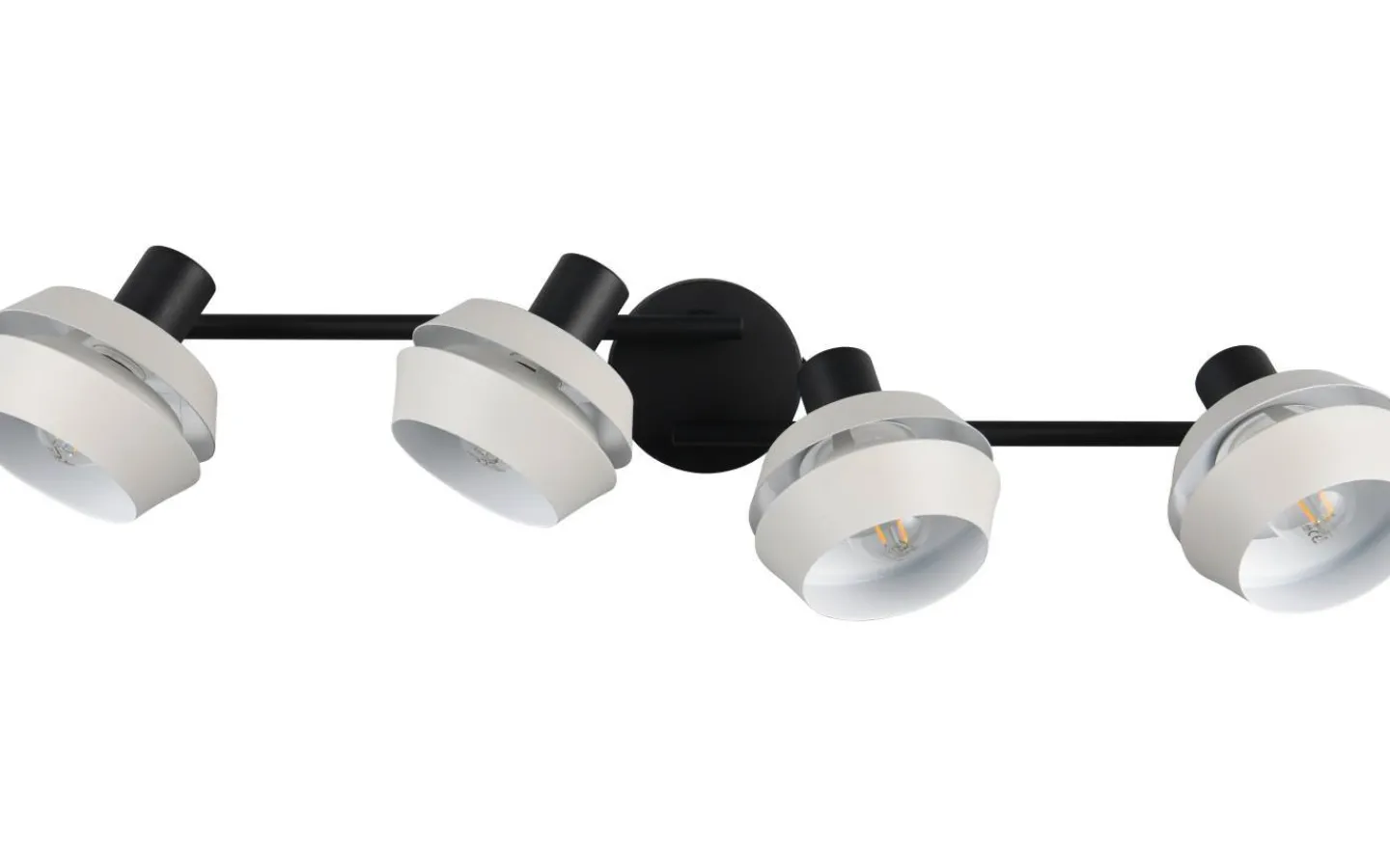 Avlånga Takspotlights|Takspot Med Minst 4 Lampor<Reality Isla Spotlight 4-delad E14 varmgrå/mattsvart