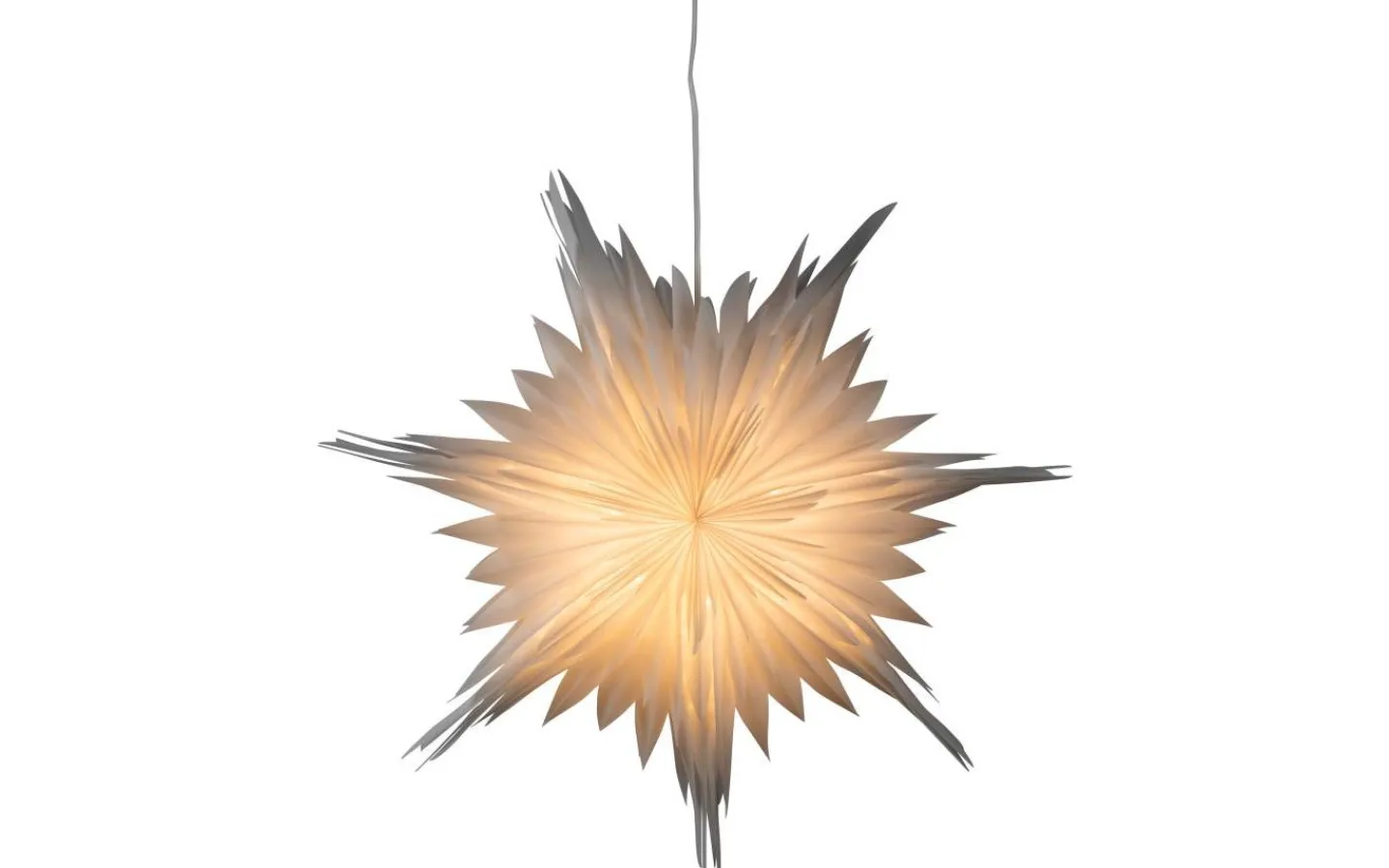 Exklusiva Pappersstjärnor|Visa Alla Julstjärnor<Konstsmide Isros Julstjärna 60cm Vit