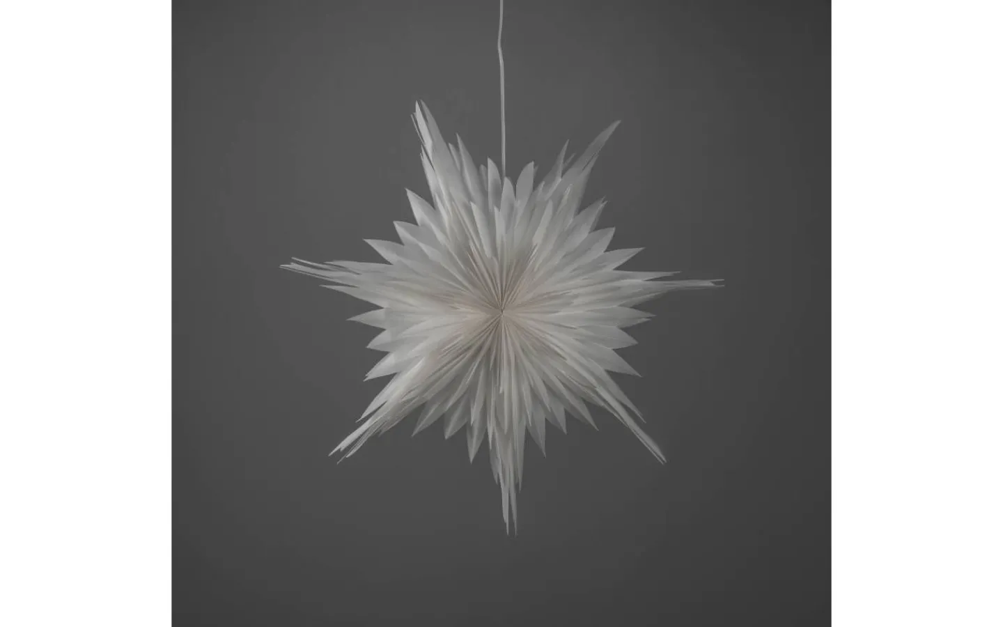 Exklusiva Pappersstjärnor|Visa Alla Julstjärnor<Konstsmide Isros Julstjärna 60cm Vit