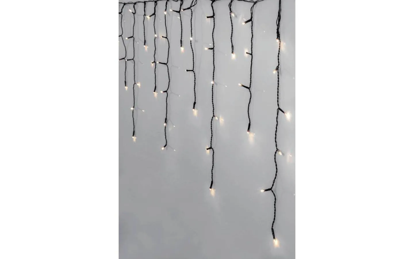 Star Trading Istappsslinga Crispy Ice White 24x0,5m 960LED IP44* Ljusgardiner Och Istappsslingor|Ljusslingor Utomhus