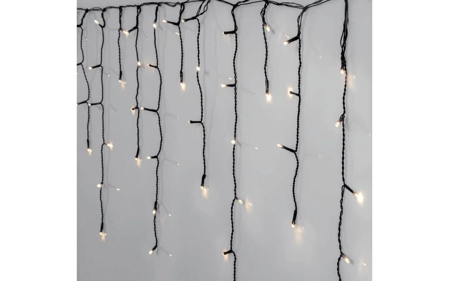 Star Trading Istappsslinga Crispy Ice White 24x0,5m 960LED IP44* Ljusgardiner Och Istappsslingor|Ljusslingor Utomhus