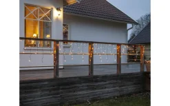 Istappsslinga Golden Warm White 11,9x0,55cm Svart IP44