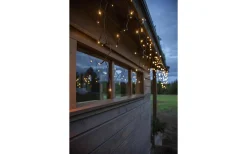 Star Trading Istappsslinga Shiny Warm White 24x0,55m 960LED IP44* Ljusgardiner Och Istappsslingor|Shiny Warm White Ljusslingor (2700K)