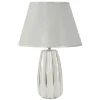 Bordslampor<Mauro Ferretti Italiano Bordslampa 45cm Vit/Silver