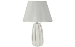 Bordslampor<Mauro Ferretti Italiano Bordslampa 45cm Vit/Silver