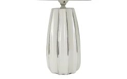 Bordslampor<Mauro Ferretti Italiano Bordslampa 45cm Vit/Silver