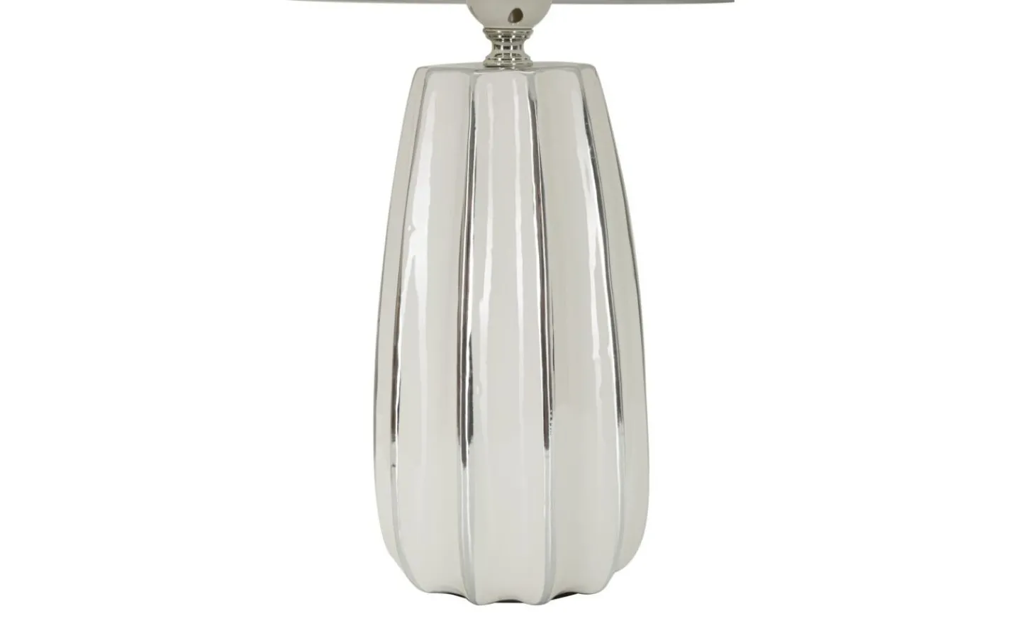 Bordslampor<Mauro Ferretti Italiano Bordslampa 45cm Vit/Silver