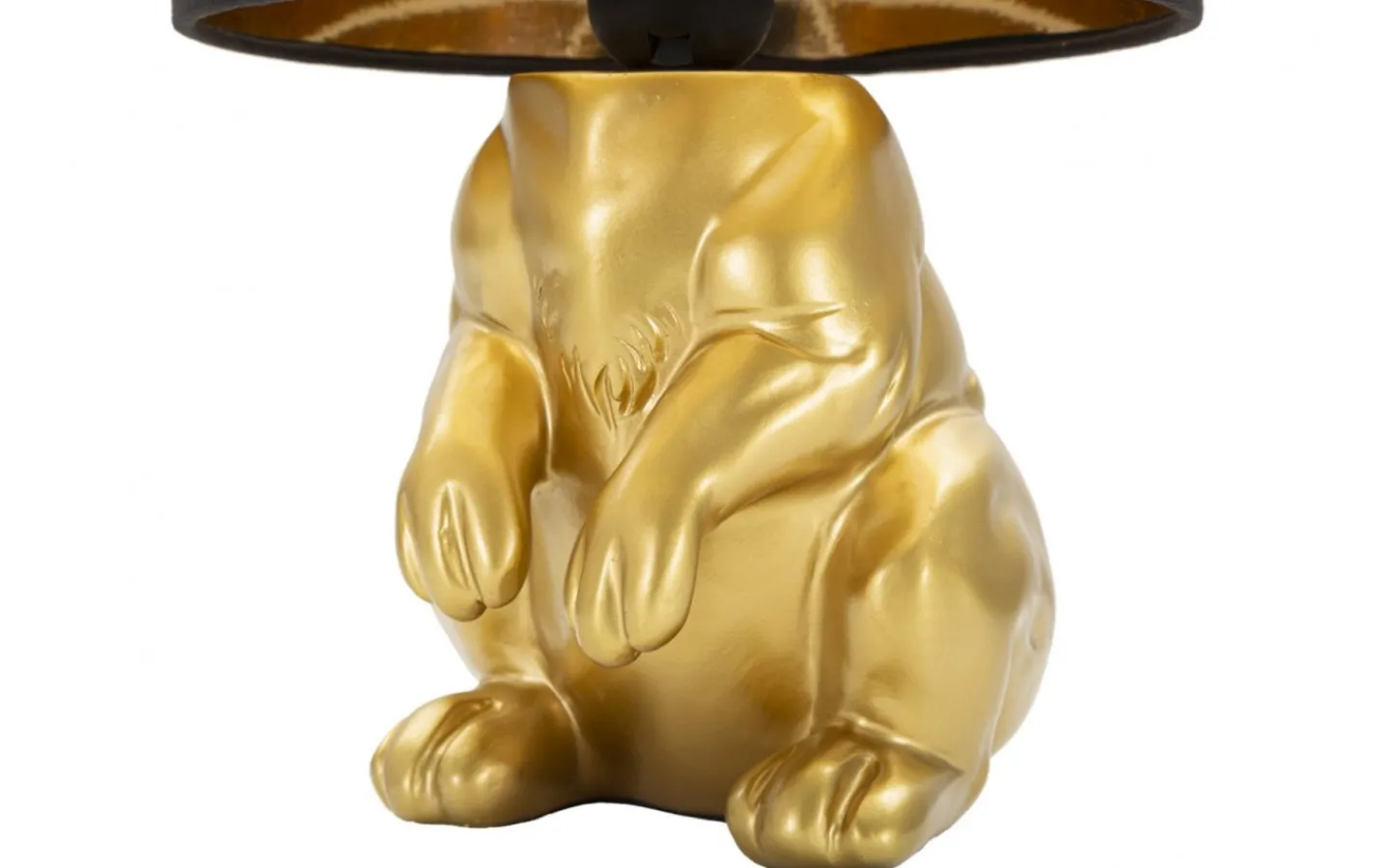 Bordslampor<Mauro Ferretti Ivo Bordslampa Kanin 43cm Guld/Svart