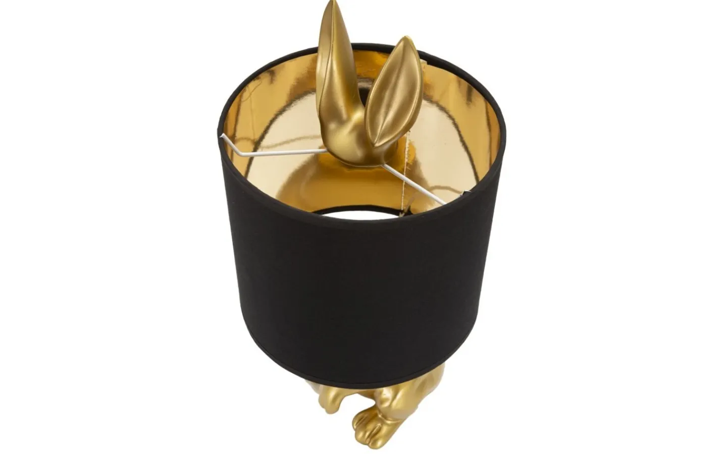 Bordslampor<Mauro Ferretti Ivo Bordslampa Kanin 43cm Guld/Svart