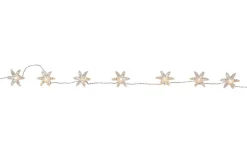 Star Trading Izy Batteridriven Ljusslinga 13,5m Transparent Blommor* Batterislingor Inomhus