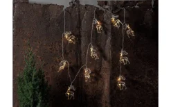 Star Trading Izy Batteridriven Ljusslinga 13,5m Transparent Renar Inomhus* Batterislingor|Batteri Julpynt Inomhus