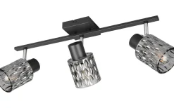 Reality Jack Spotlight 3-delad E27 mattsvart* Avlånga Takspotlights|Takspot Med 3 Lampor