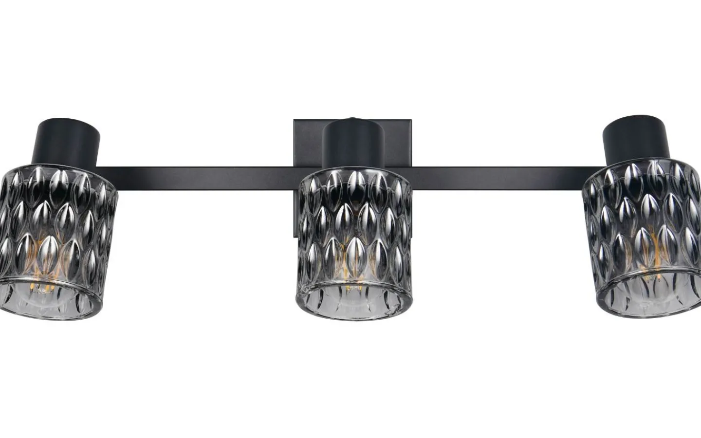 Reality Jack Spotlight 3-delad E27 mattsvart* Avlånga Takspotlights|Takspot Med 3 Lampor