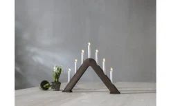 Jarve Adventsljusstake Brun 36cm