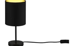 Bordslampor<Reality Jerry Bordslampa E14 matt svart/guld