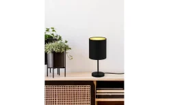 Bordslampor<Reality Jerry Bordslampa E14 matt svart/guld