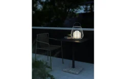 Uppladdningsbara Lampor Utomhus|Uppladdningsbara Lampor Utomhus<Nordlux Jim Uppladdningsbar Ljuslykta 30cm 3-Stegs DIM Grå IP54