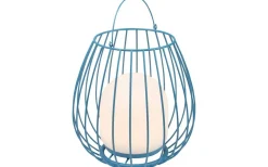 Uppladdningsbara Lampor Utomhus|Uppladdningsbara Lampor Utomhus<Nordlux Jim Uppladdningsbar Ljuslykta 30cm 3-Stegs DIM Blå IP54