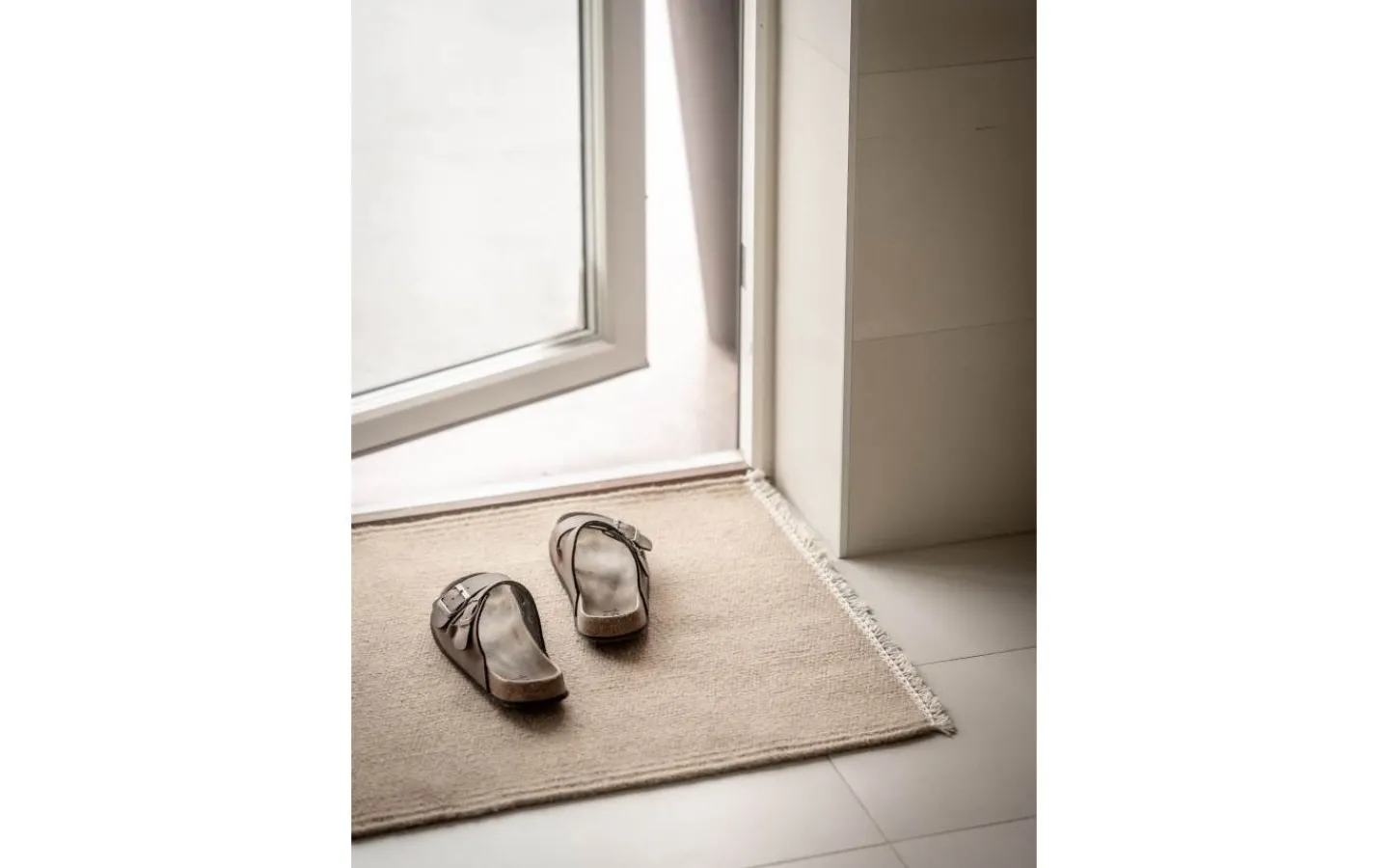 Ullmattor<Svanefors John Ullmatta Beige 60x90cm